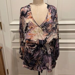 Free People Marble print dress size XS